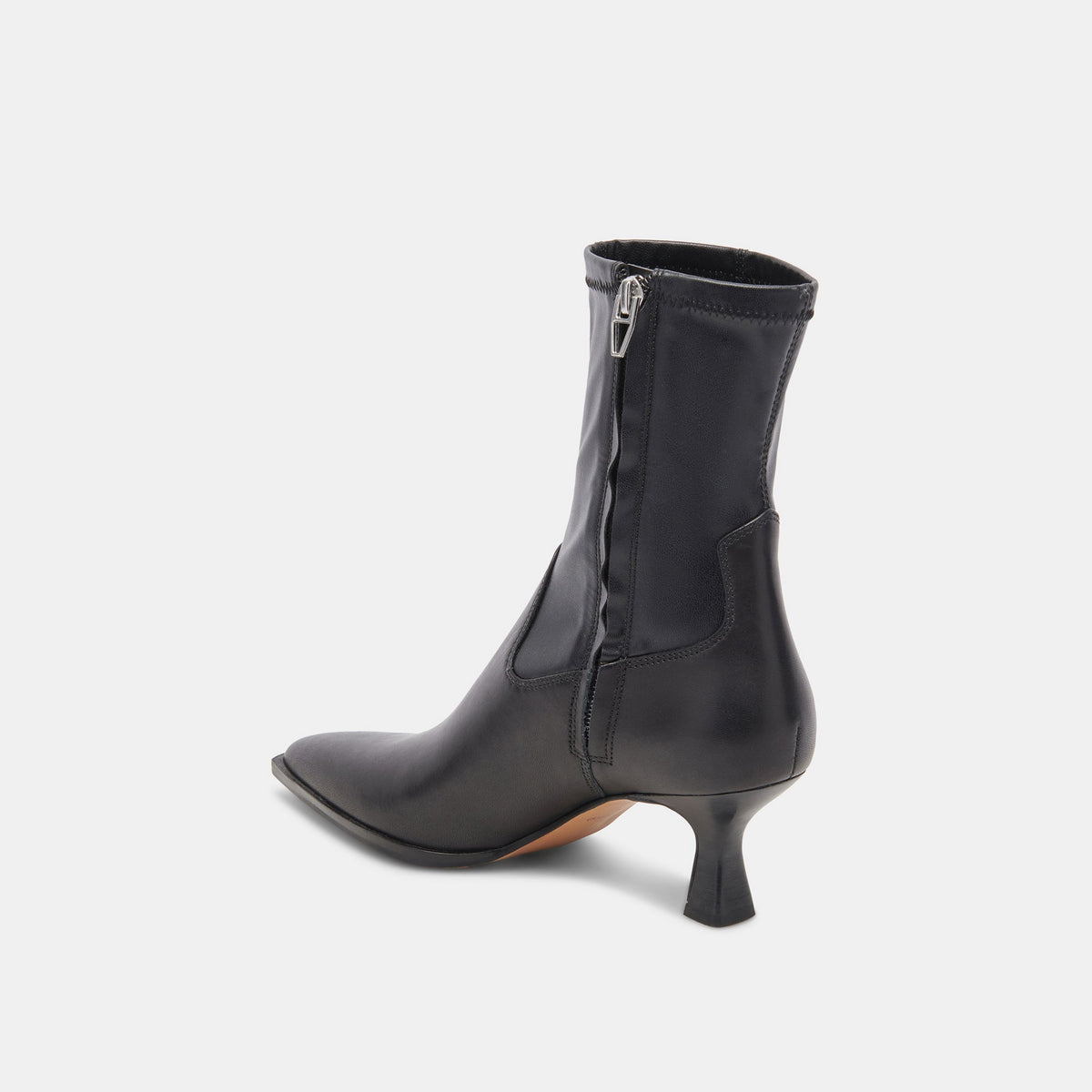 ARYA WIDE CALF BOOTS BLACK LEATHER | Dolce Vita