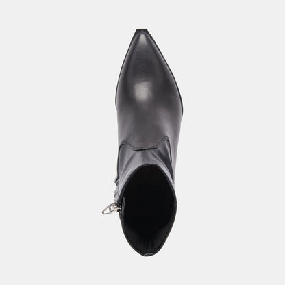 ARYA WIDE CALF BOOTS BLACK LEATHER | Dolce Vita