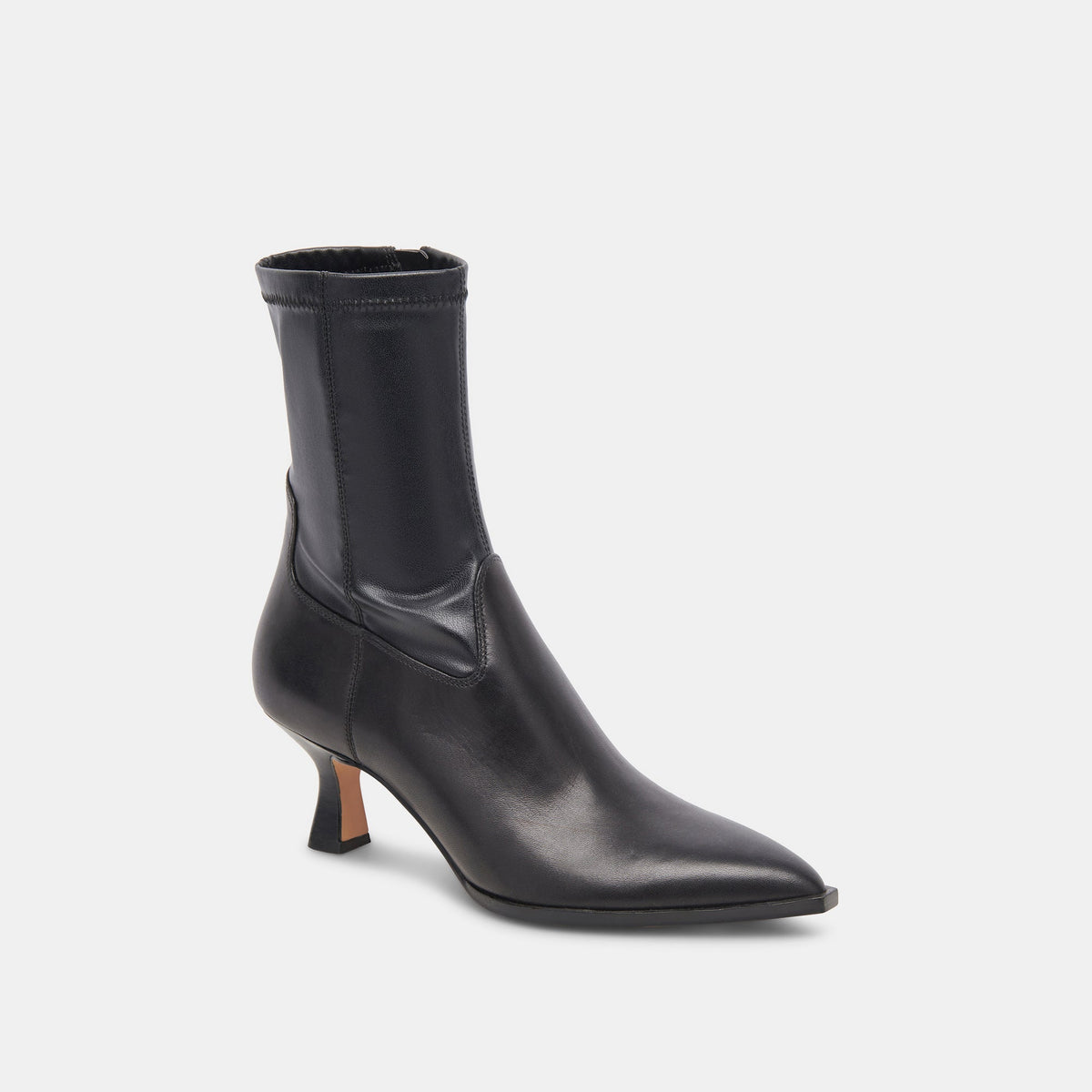 ARYA WIDE CALF BOOTS BLACK LEATHER | Dolce Vita