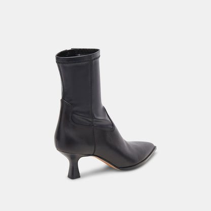 ARYA WIDE CALF BOOTS BLACK LEATHER | Dolce Vita