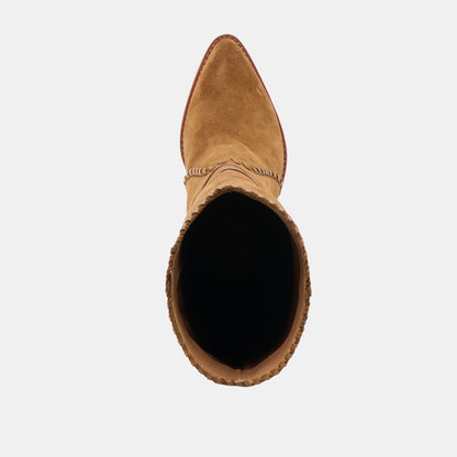 Jody Lt Brown Suede Boots | Dolce Vita
