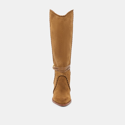 Jody Lt Brown Suede Boots | Dolce Vita