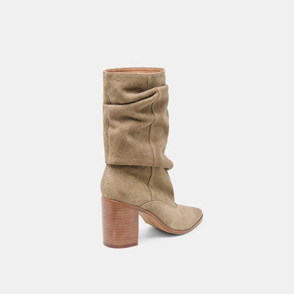 Talina Olive Suede Boots | Dolce Vita