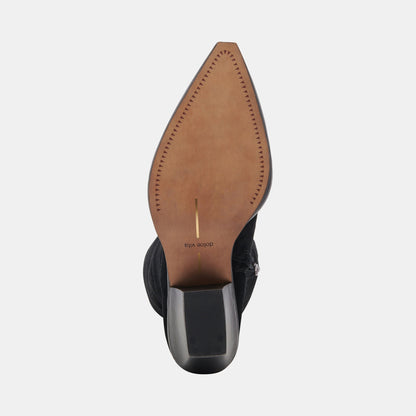 Raj Boots in Onyx Suede | Dolce Vita
