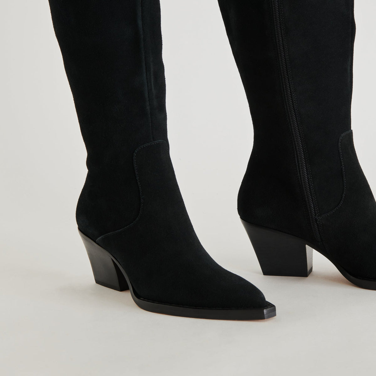 Raj Boots in Onyx Suede | Dolce Vita