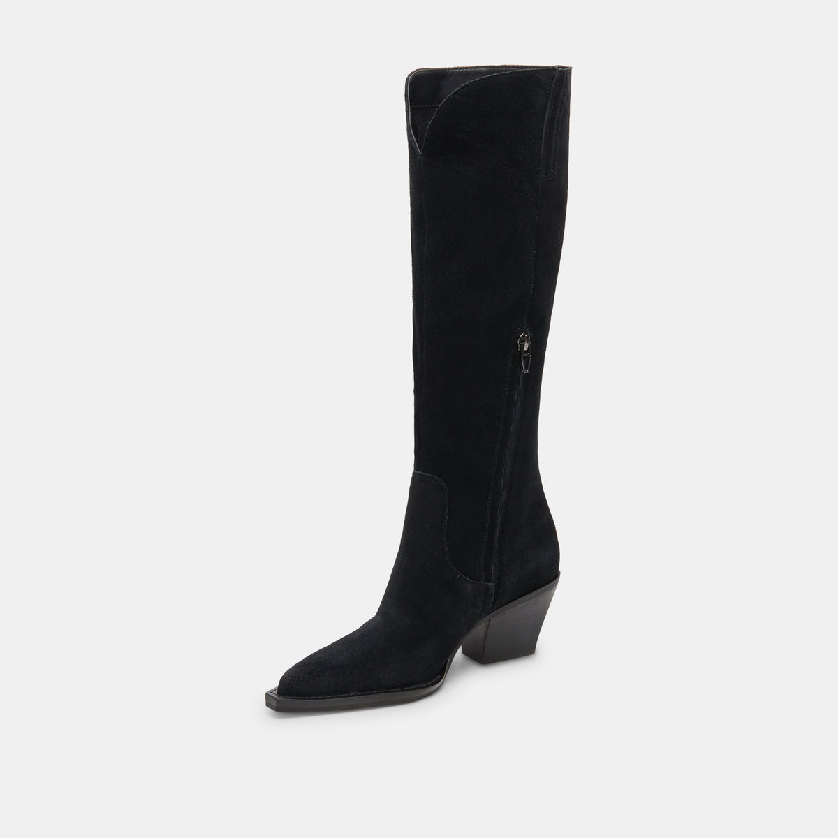 Raj Boots in Onyx Suede | Dolce Vita