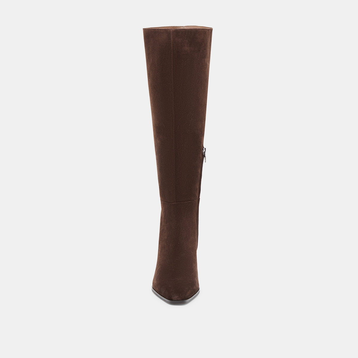 Emmi Dk Brown Suede Wide Calf Boots | Dolce Vita