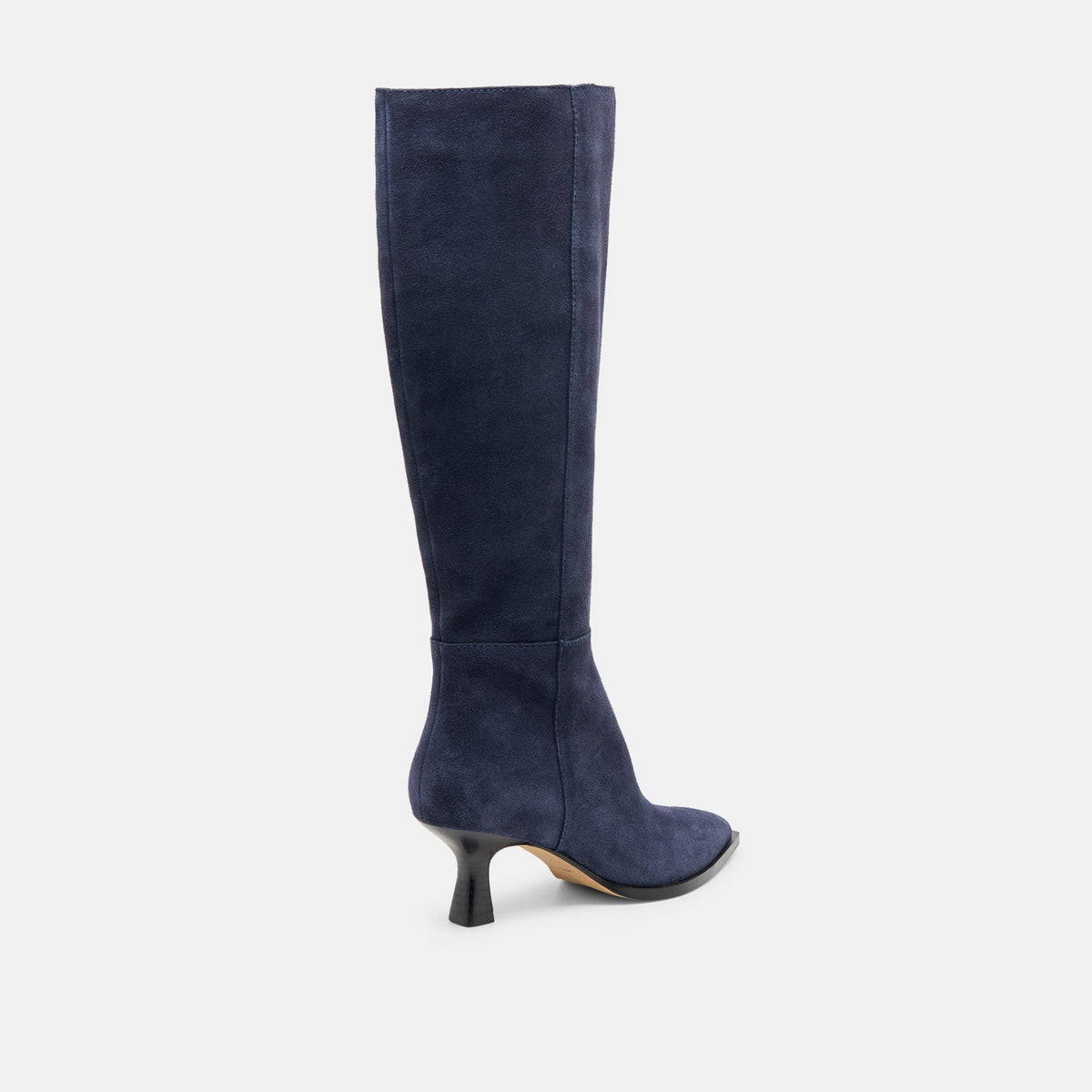 Auggie Navy Suede Wide Calf Boots | Dolce Vita