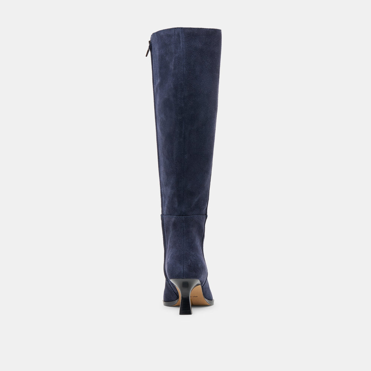 Auggie Navy Suede Wide Calf Boots | Dolce Vita