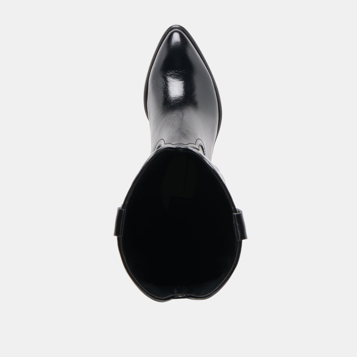 Mirla Black Leather Wide Calf Boots | Dolce Vita