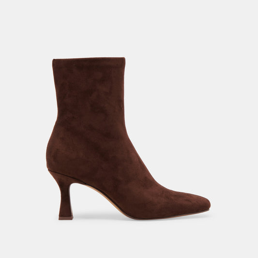 GLAMOR BOOTS DK BROWN STELLA SUEDE | Dolce Vita