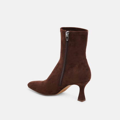 GLAMOR BOOTS DK BROWN STELLA SUEDE | Dolce Vita