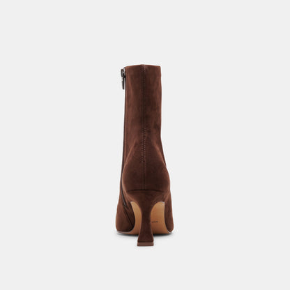 GLAMOR BOOTS DK BROWN STELLA SUEDE | Dolce Vita