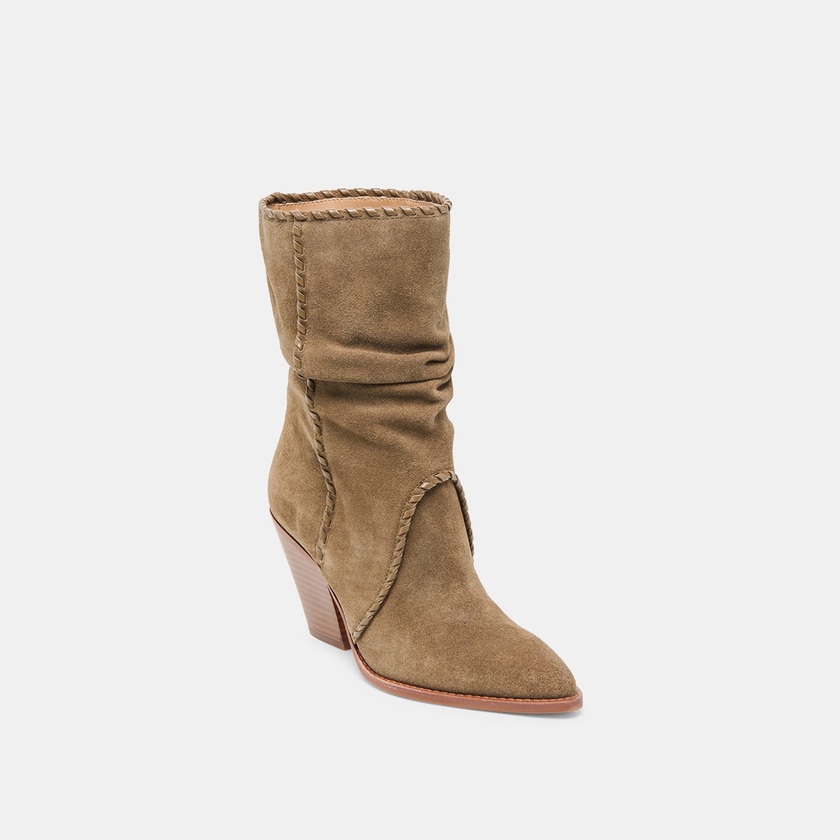 Julith Olive Suede Boots | Dolce Vita