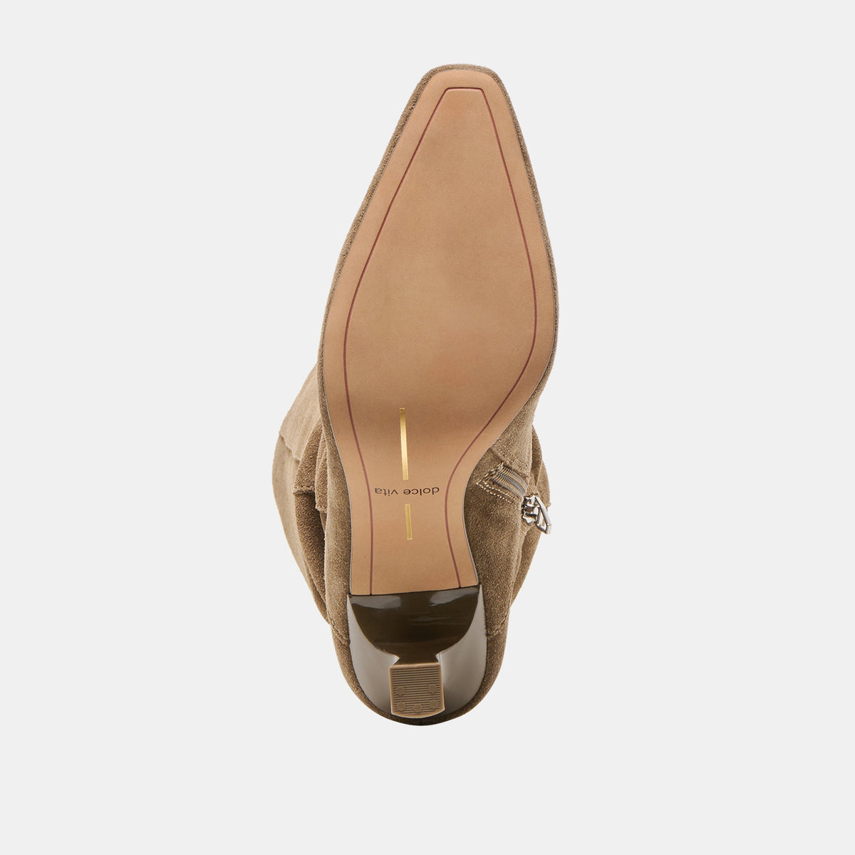 Lousa Olive Suede Wide Calf Boots | Dolce Vita