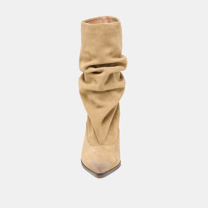 Talina Dk Taupe Suede Boots | Dolce Vita