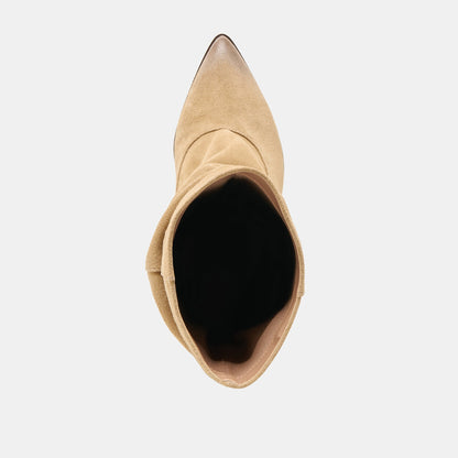 Talina Dk Taupe Suede Boots | Dolce Vita