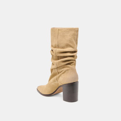 Talina Dk Taupe Suede Boots | Dolce Vita
