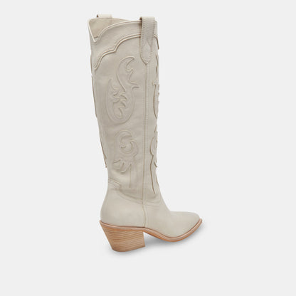 SAMSIN BOOTS IVORY NUBUCK | Dolce Vita