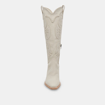 SAMSIN BOOTS IVORY NUBUCK | Dolce Vita