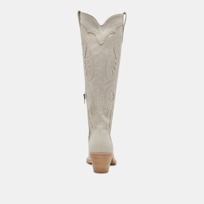 SAMSIN BOOTS IVORY NUBUCK | Dolce Vita