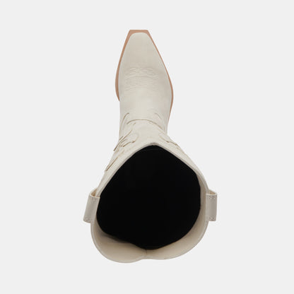 SAMSIN BOOTS IVORY NUBUCK | Dolce Vita
