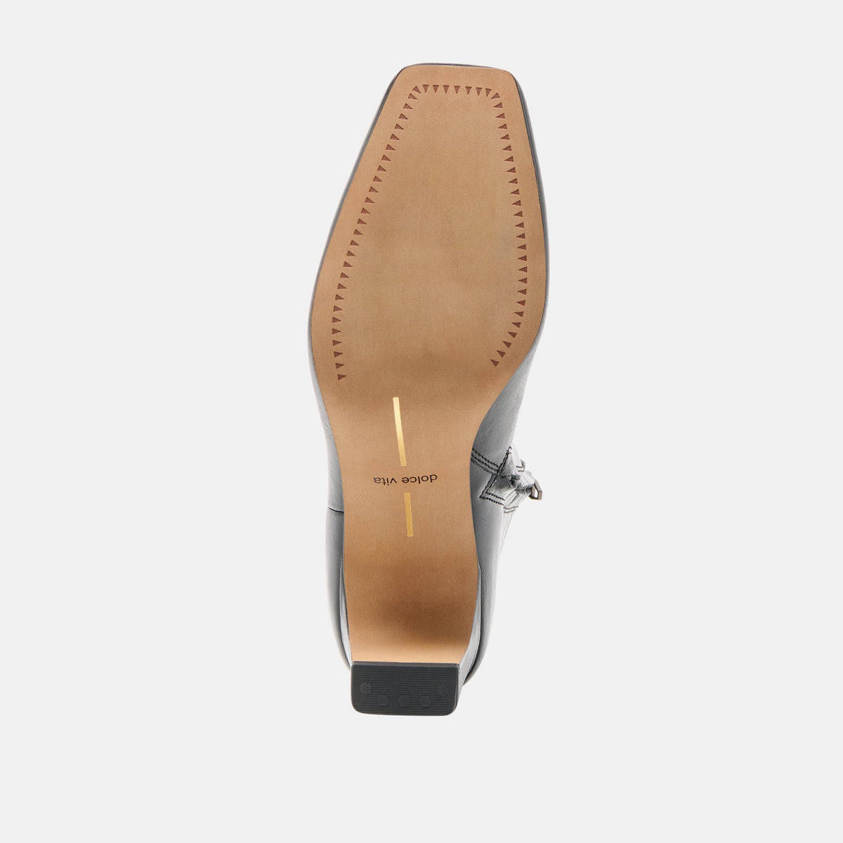 Riggs Wide Calf Black Leather Boots | Dolce Vita