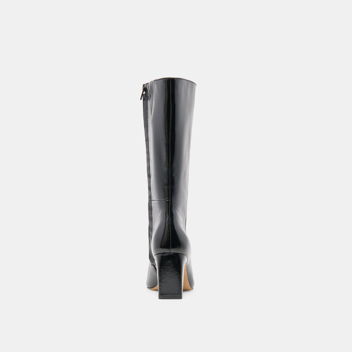 Riggs Wide Calf Black Leather Boots | Dolce Vita
