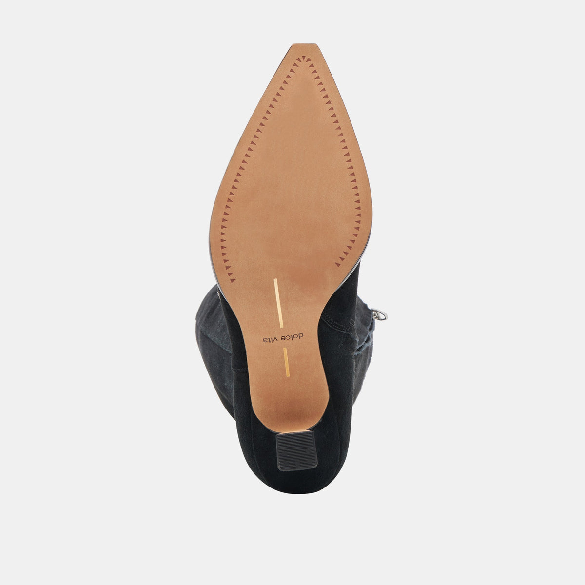 AUGGIE WIDE CALF BOOTS ONYX SUEDE | Dolce Vita