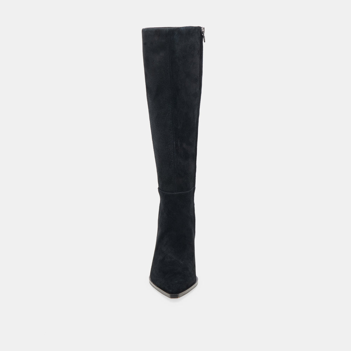 AUGGIE WIDE CALF BOOTS ONYX SUEDE | Dolce Vita