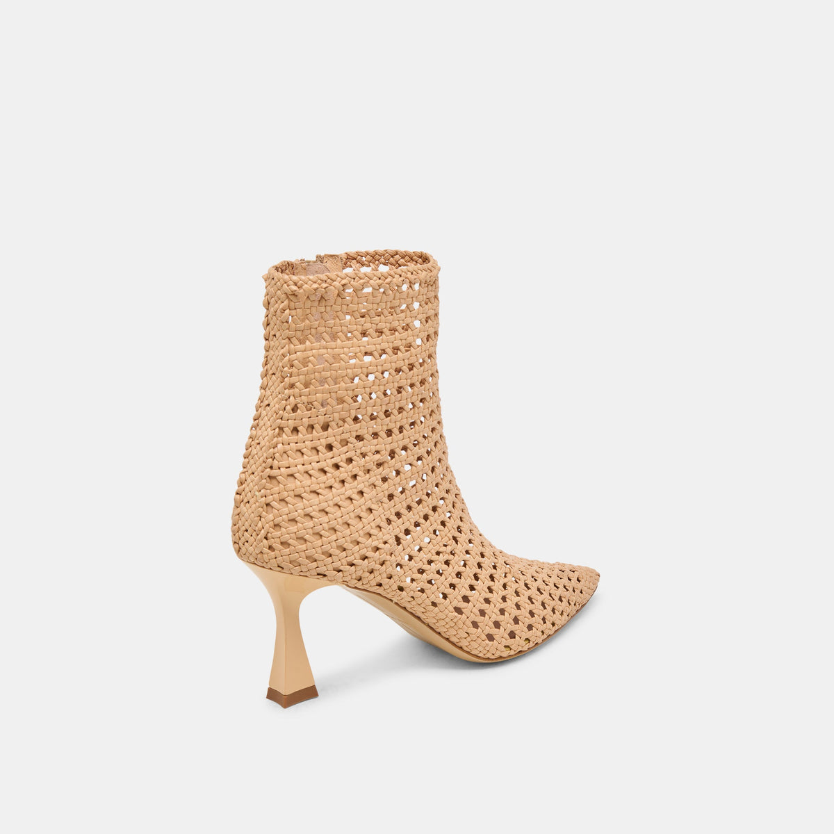 Lonni Tan Woven Leather Booties | Dolce Vita