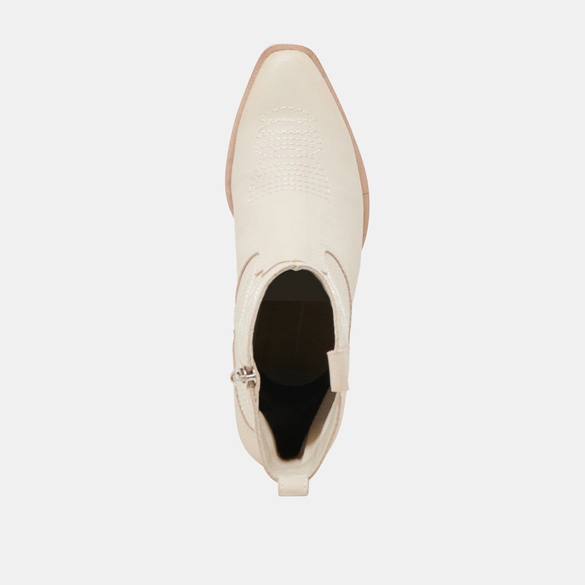 SHANIA BOOTIES IVORY NUBUCK | Dolce Vita