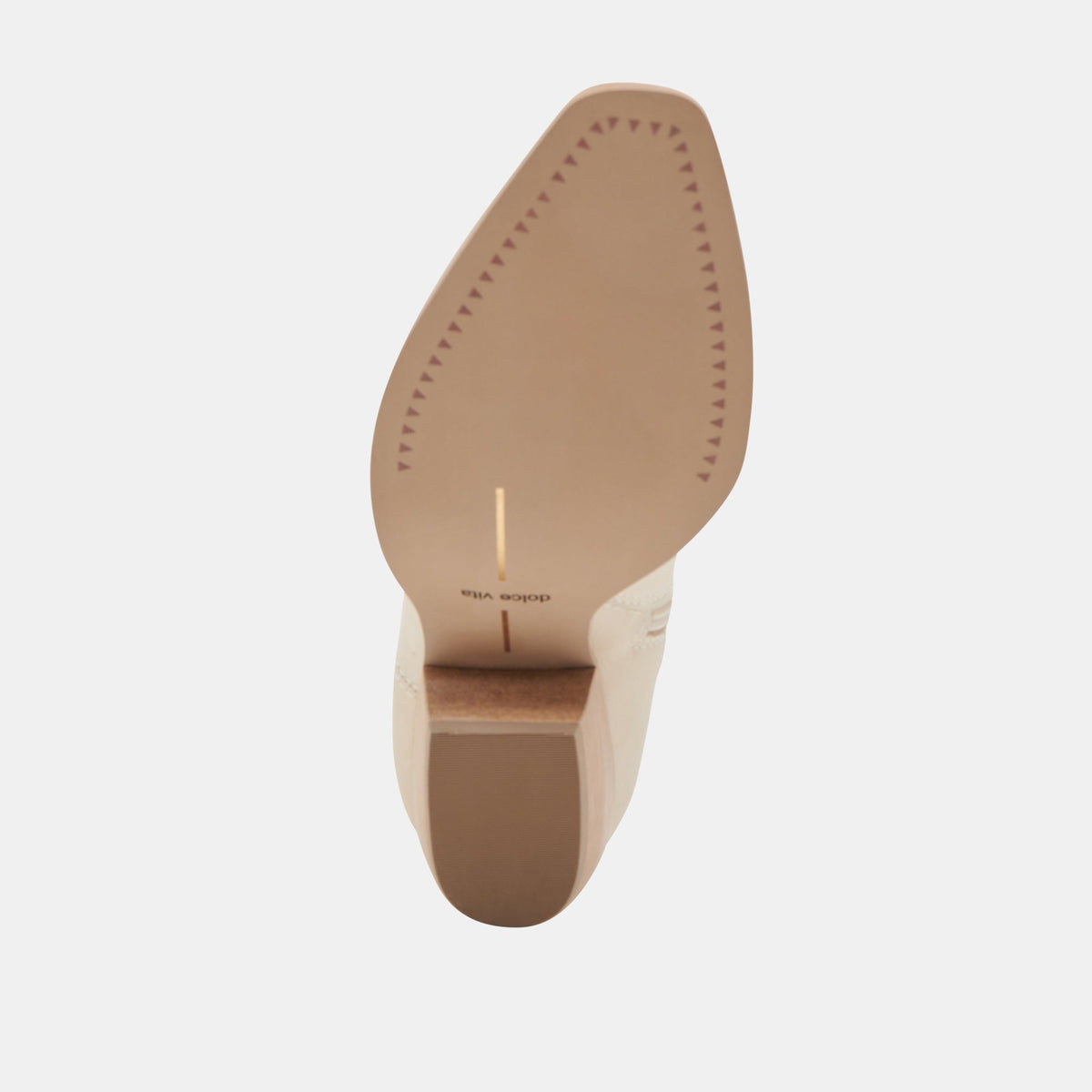 SHANIA BOOTIES IVORY NUBUCK | Dolce Vita
