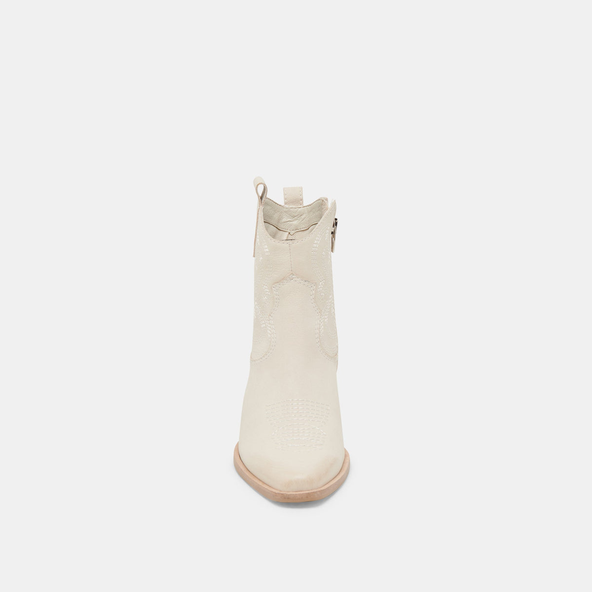 SHANIA BOOTIES IVORY NUBUCK | Dolce Vita