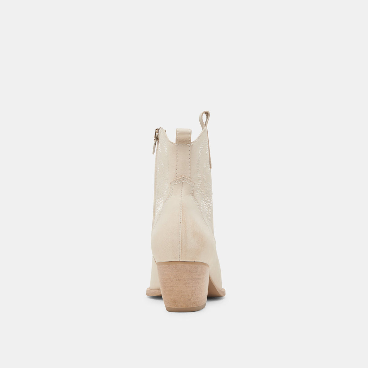 SHANIA BOOTIES IVORY NUBUCK | Dolce Vita