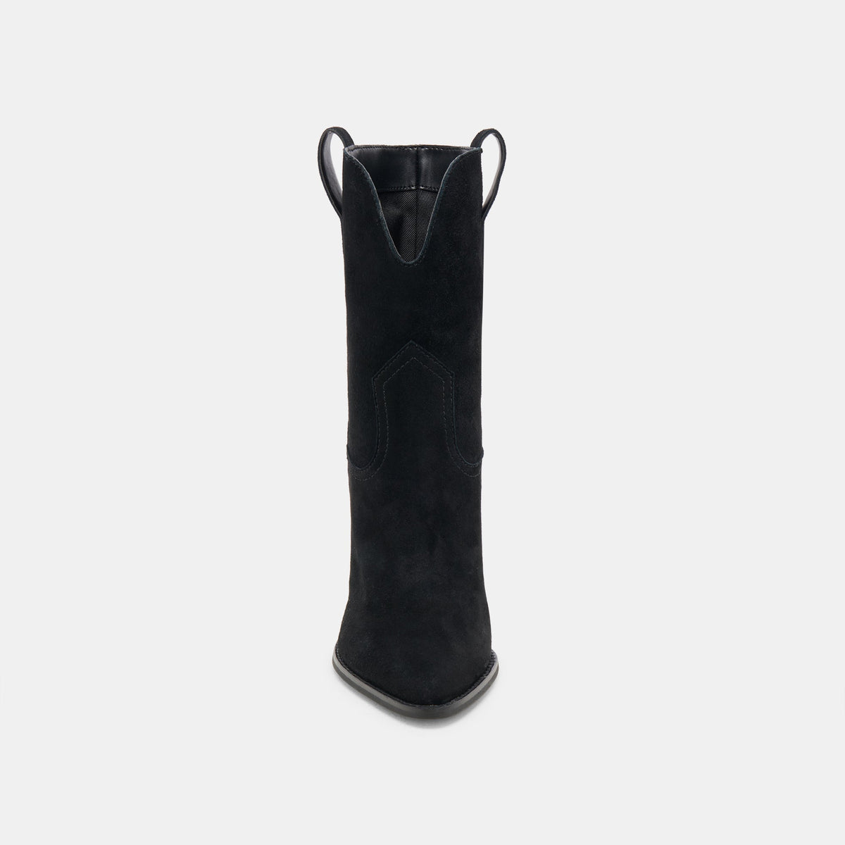 JESSEY BOOTS ONYX SUEDE | Dolce Vita