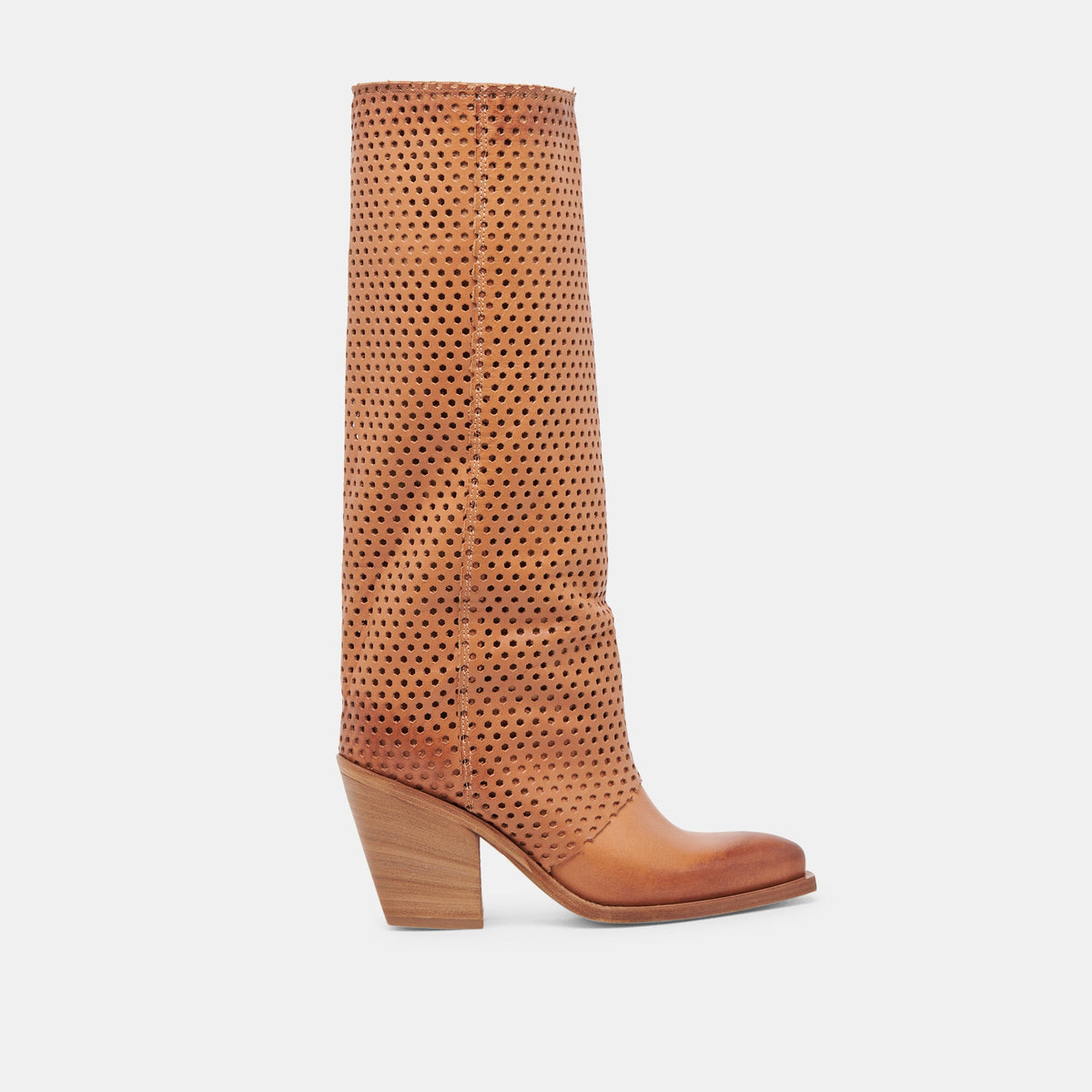 BOONE BOOTS COGNAC LEATHER | Dolce Vita