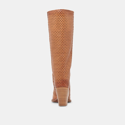 BOONE BOOTS COGNAC LEATHER | Dolce Vita
