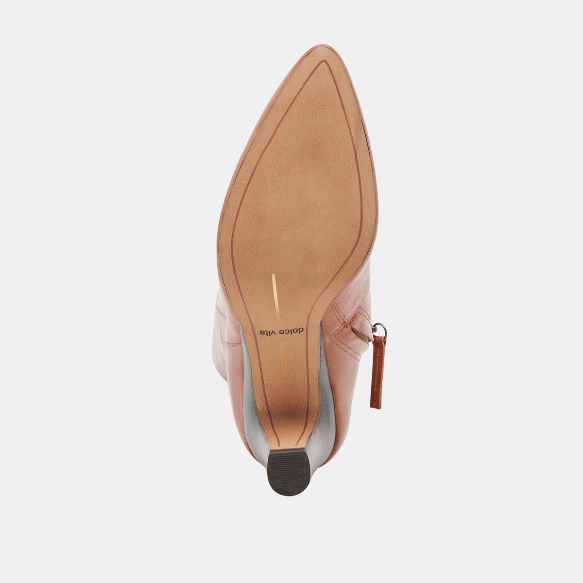 NELAS BOOTS COGNAC LEATHER | Dolce Vita