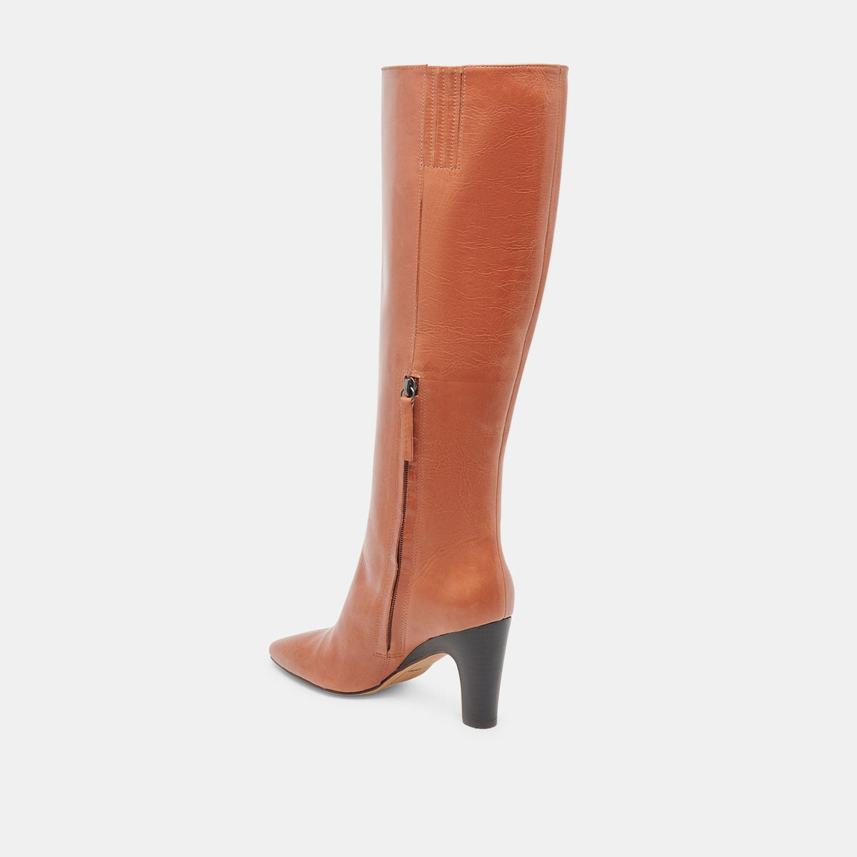 NELAS BOOTS COGNAC LEATHER | Dolce Vita