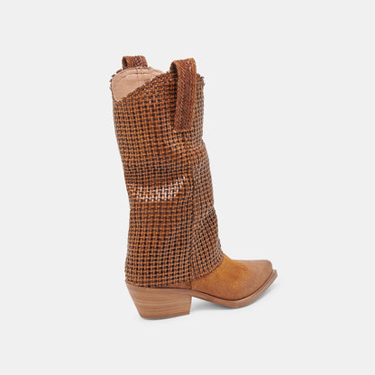 MAVRIK BOOTS CHESTNUT SUEDE | Dolce Vita