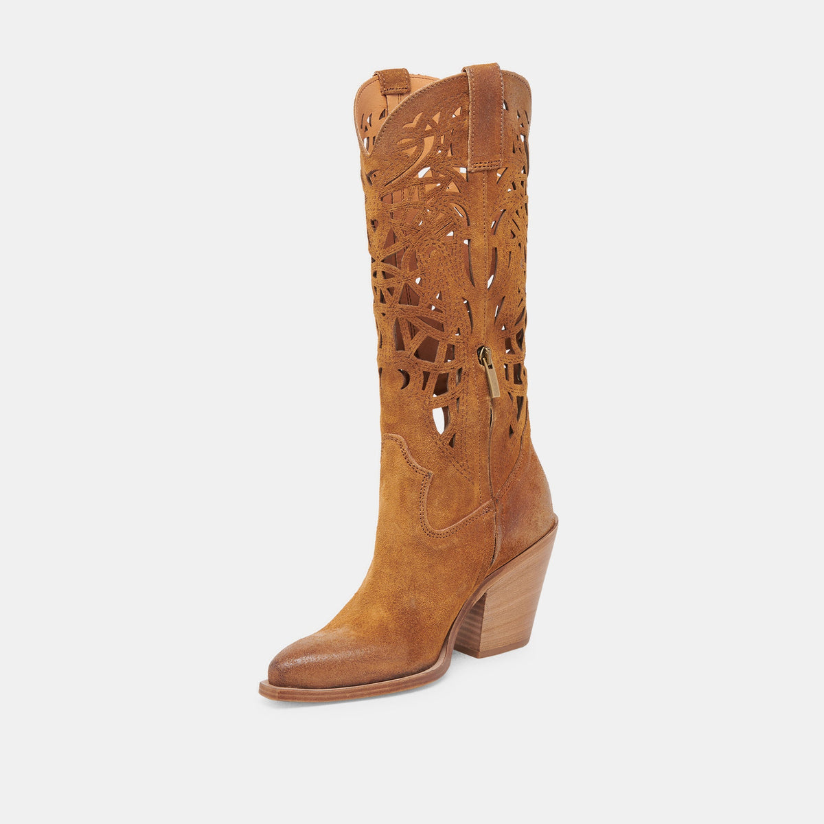 WAYLAN BOOTS CHESTNUT SUEDE | Dolce Vita