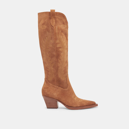 RYATT BOOTS PECAN SUEDE | Dolce Vita
