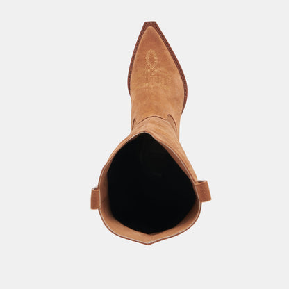 RYATT BOOTS PECAN SUEDE | Dolce Vita