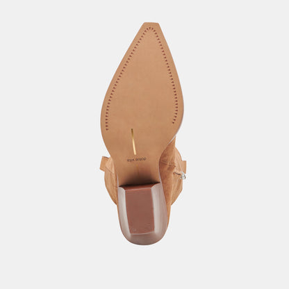 RYATT BOOTS PECAN SUEDE | Dolce Vita