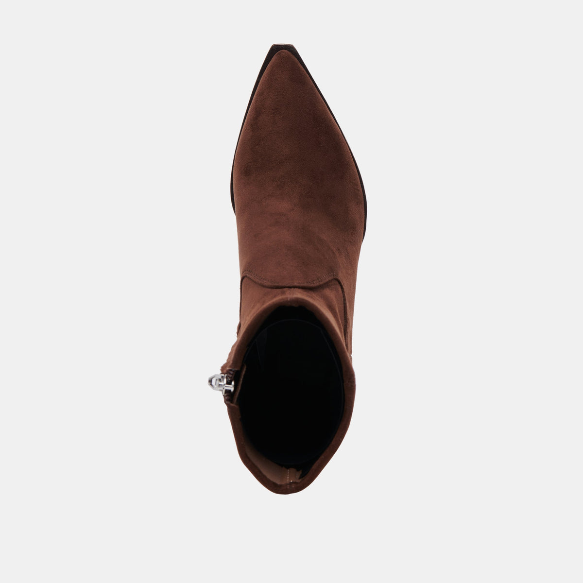 ARYA WIDE CALF BOOTS DK BROWN STELLA SUEDE | Dolce Vita