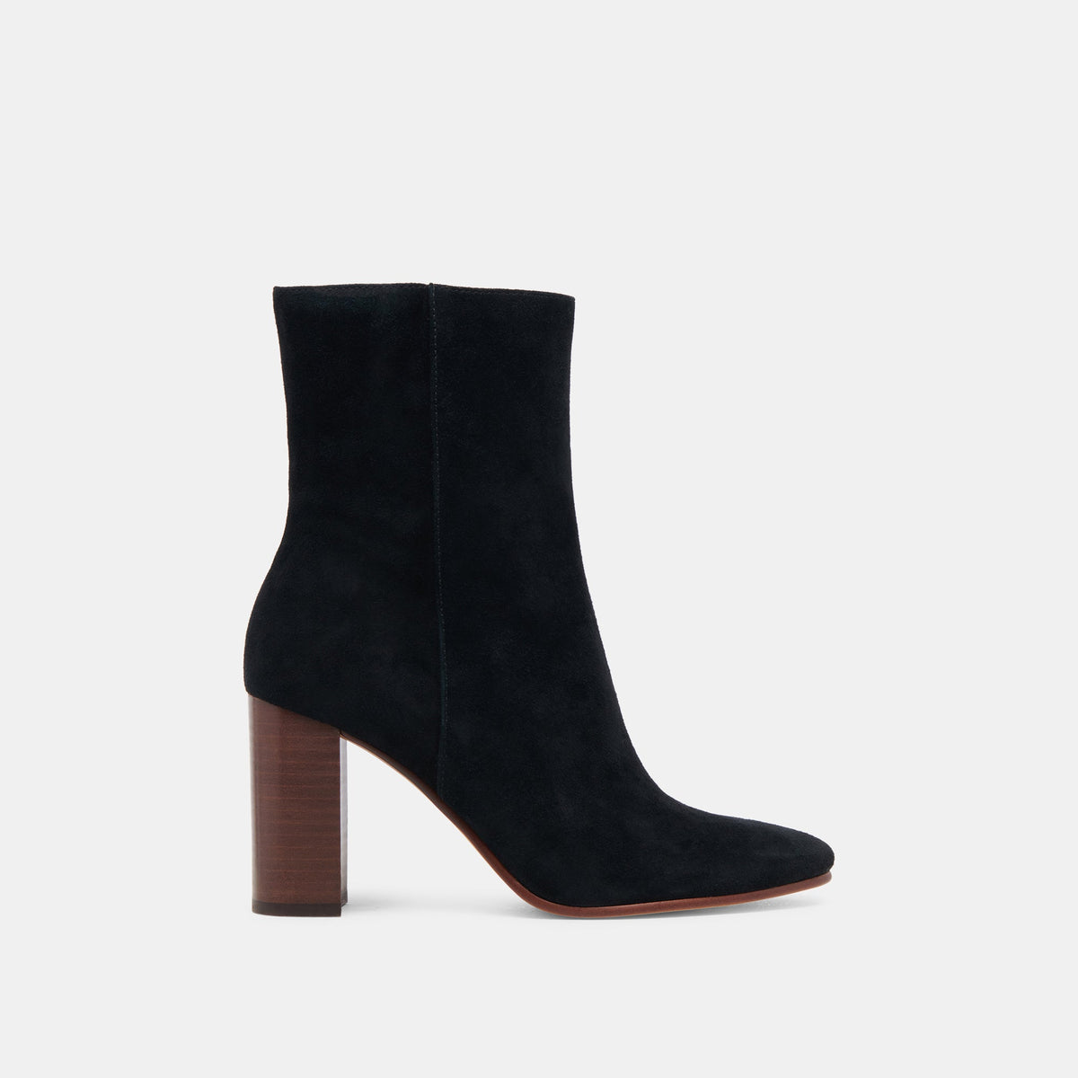 SUZY BOOTIES ONYX SUEDE | Dolce Vita