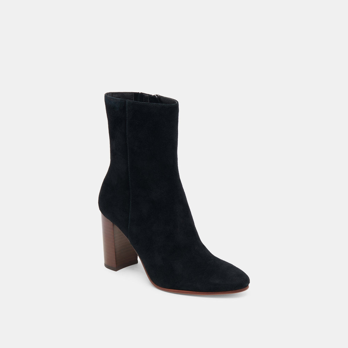 SUZY BOOTIES ONYX SUEDE | Dolce Vita