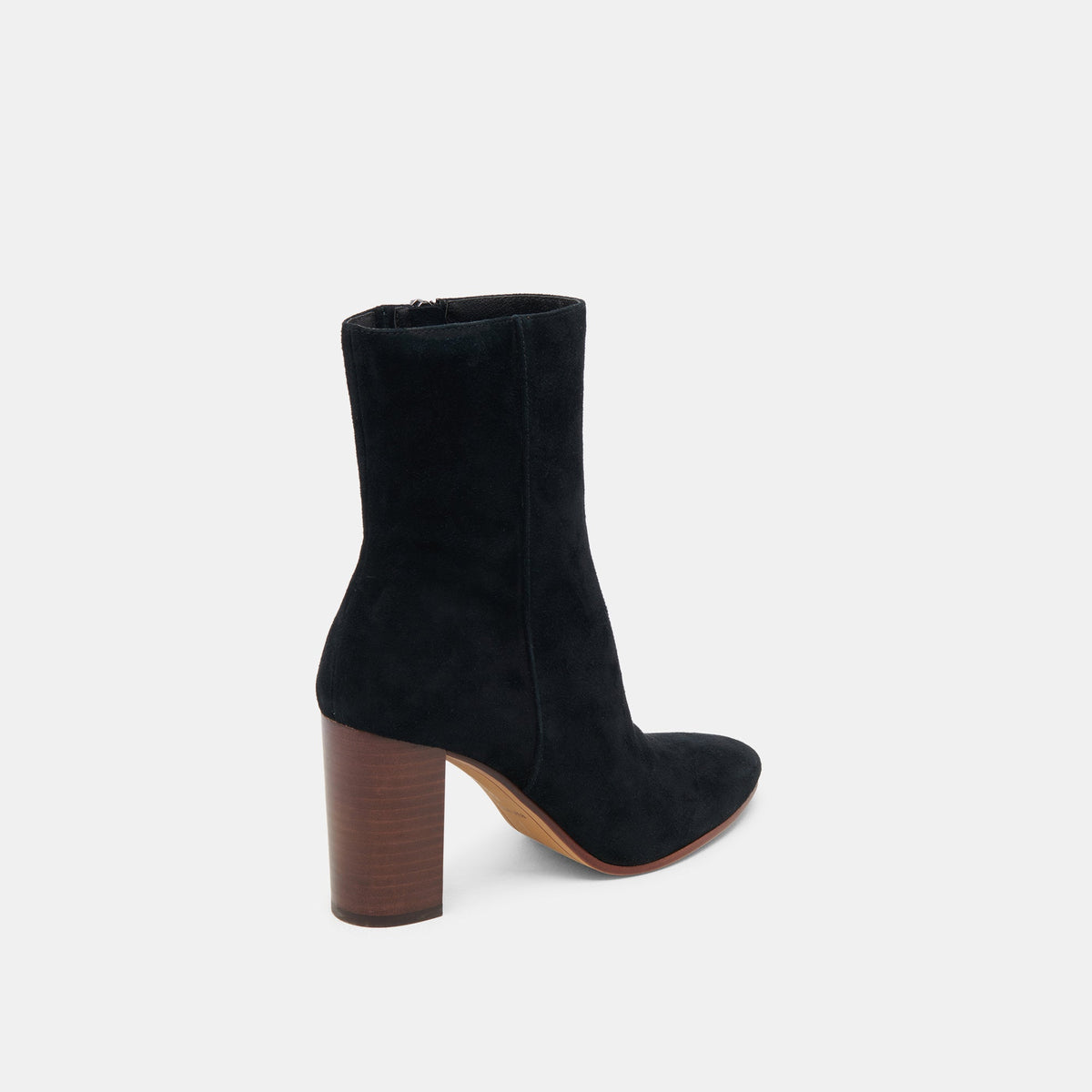SUZY BOOTIES ONYX SUEDE | Dolce Vita