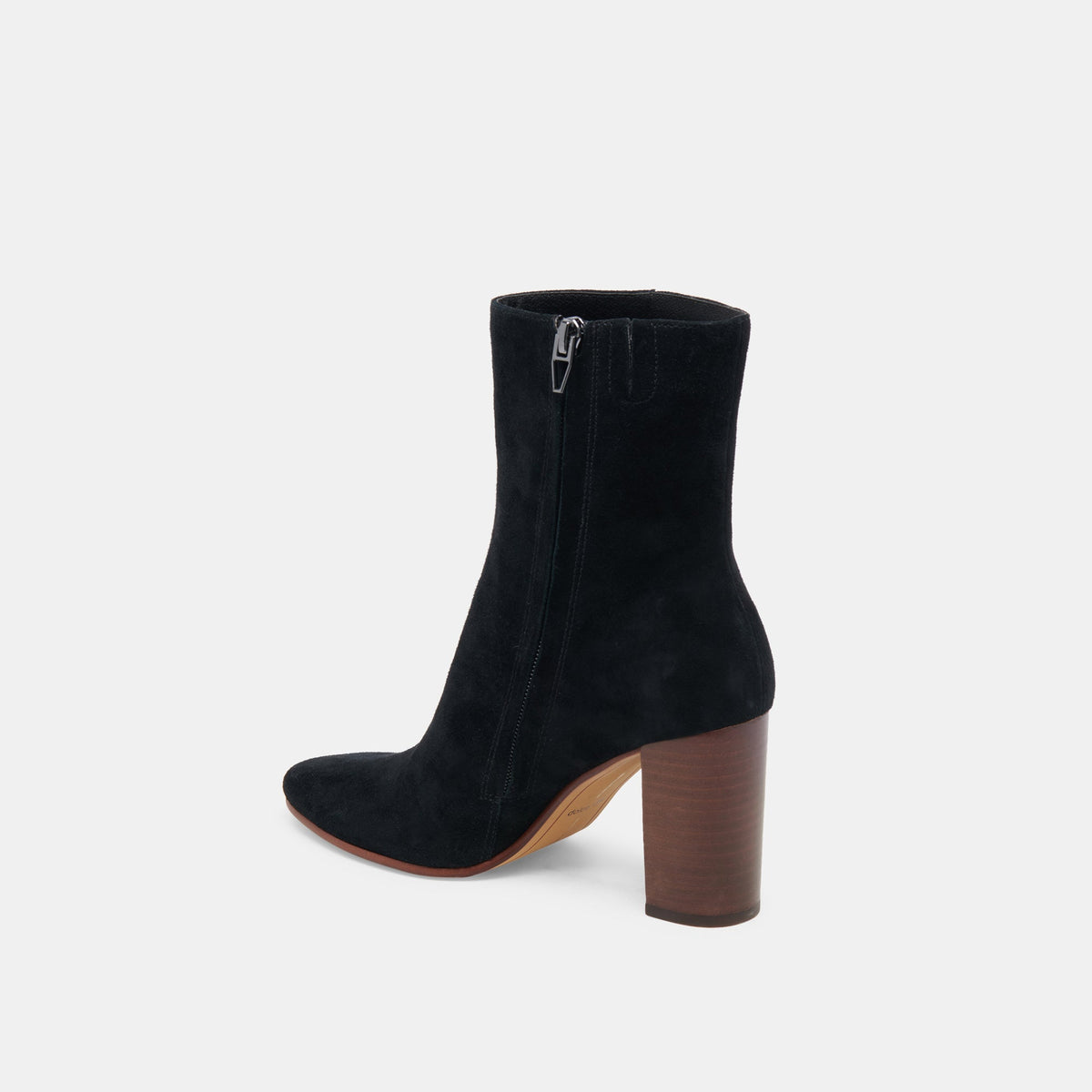 SUZY BOOTIES ONYX SUEDE | Dolce Vita